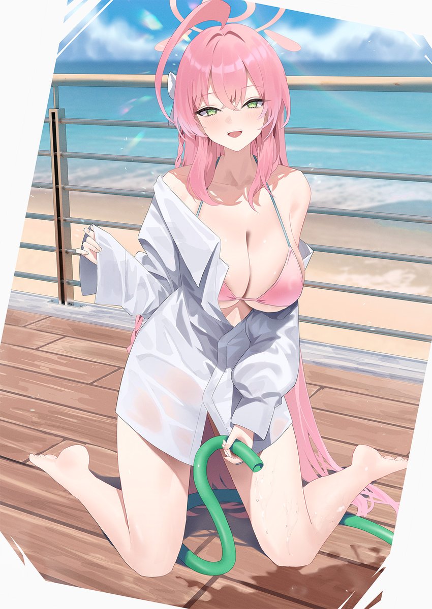 浦和ハナコ(ブルアカ) ,浦和ハナコ(ブルアカ)(水着) 「」|Cirillaのイラスト