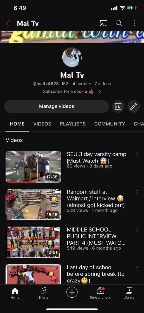 WithGamal's tweet photo. Mal Tv https://t.co/ZRBAsYTJKV via @YouTube student athlete and upcoming YouTuber subscribe and support https://t.co/fw8zPQ6peb