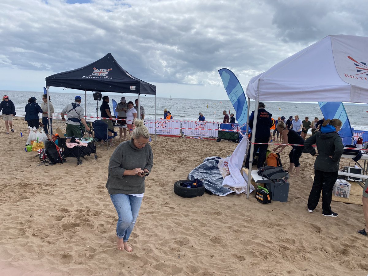 Great to see British Rowing Coastal Champs down here in Exmouth.