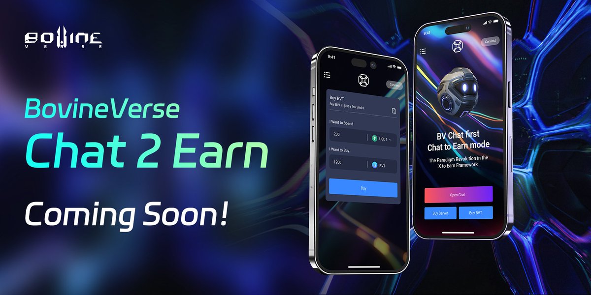 🎉A big News! The Chat To Earn product developed by the BVT Foundation is coming soon！ 🤖We will hold an online product launch next week, during which a BVT token worth $10000 will be delivered. 🔥 Stay tuned! #bvt #web3 #PlayToEarn #AI