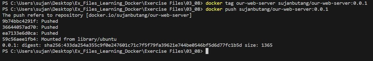 SButang's tweet photo. Day 59 of #60DaysOfLearningWithLeapfrog
Today signed up on DockerHub and learnt how to push docker images to it.
#LearningWithLeapfrog 
#LSPPD59 https://t.co/uMqL4li7aj