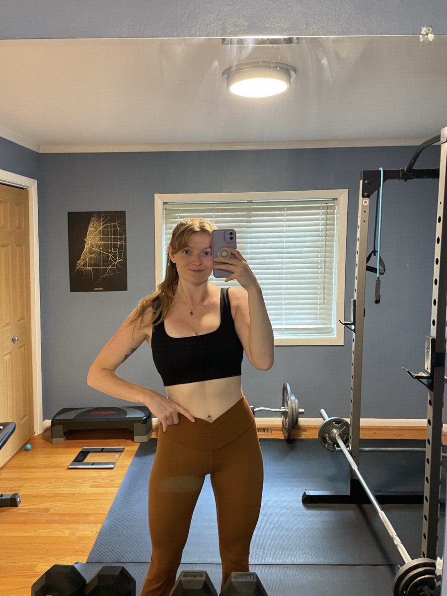 The rare morning workout