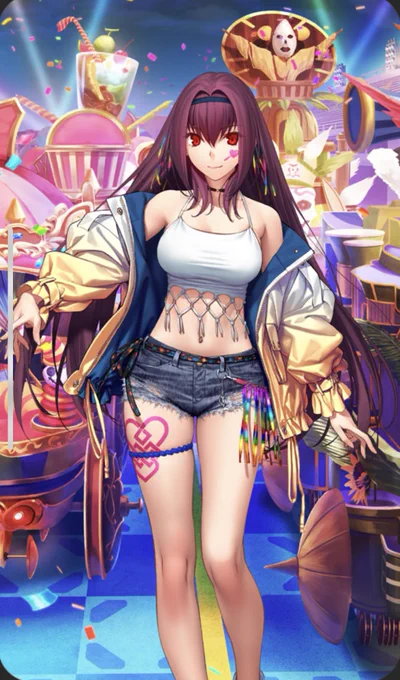 ウイ:165cm スカサハ:168cm  3cm差...?