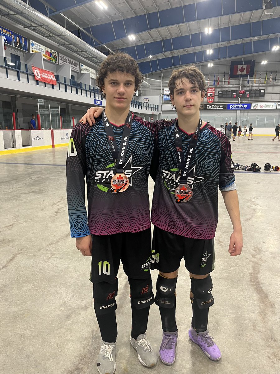 DiskoStewAAAHky's tweet photo. Congratulations to @_Stewy_17 and his U15 #EdmontonStars teammates on winning the 🥉 medal @CanBallHockey Nationals in St. John’s NFLD 👏 👏 👏 

Boys gave it their ALL &amp; Emptied the tank, so proud of you all! 🫶 https://t.co/1hQ0VJxIbB
