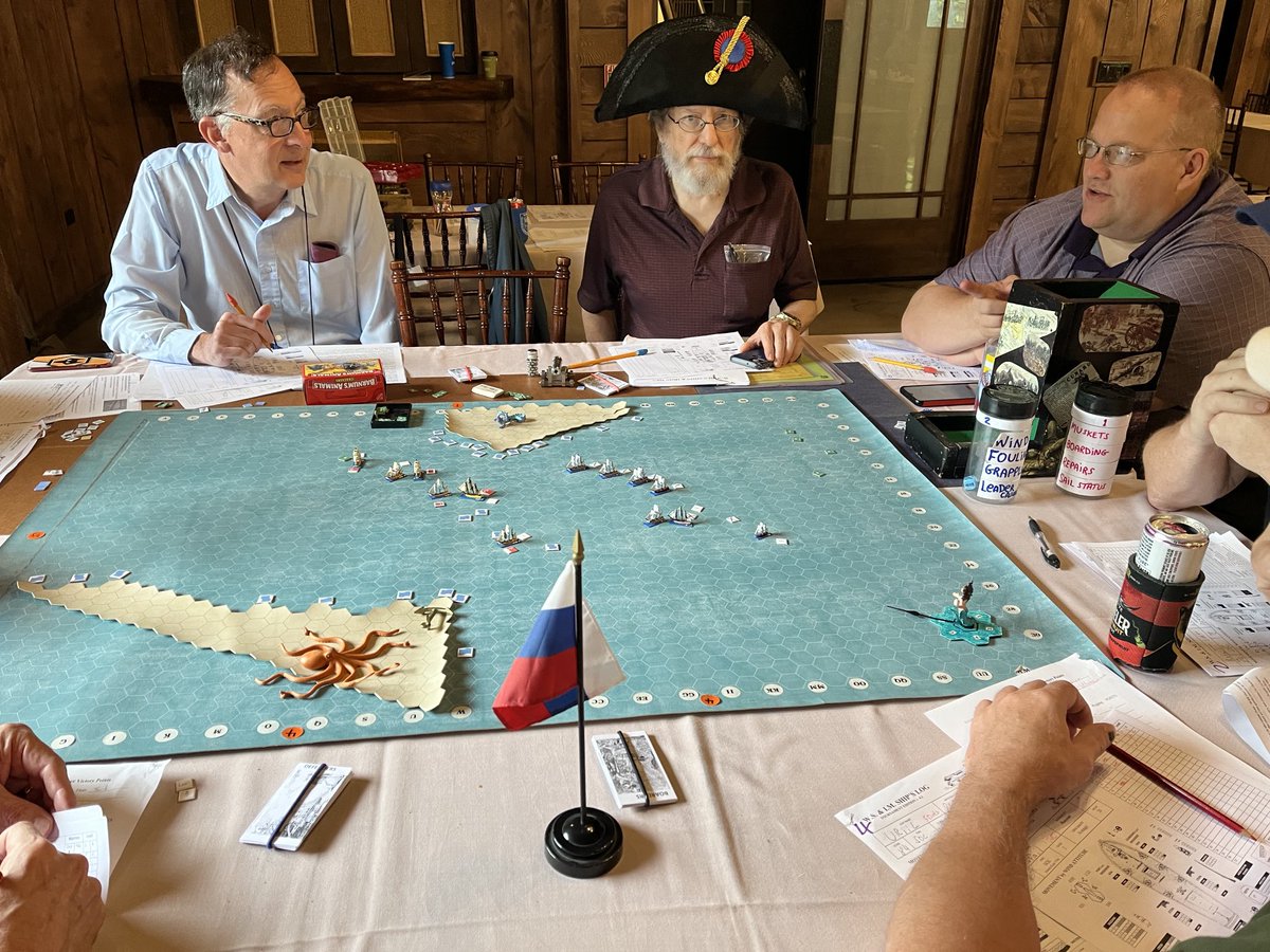 Am interesting naval game underway