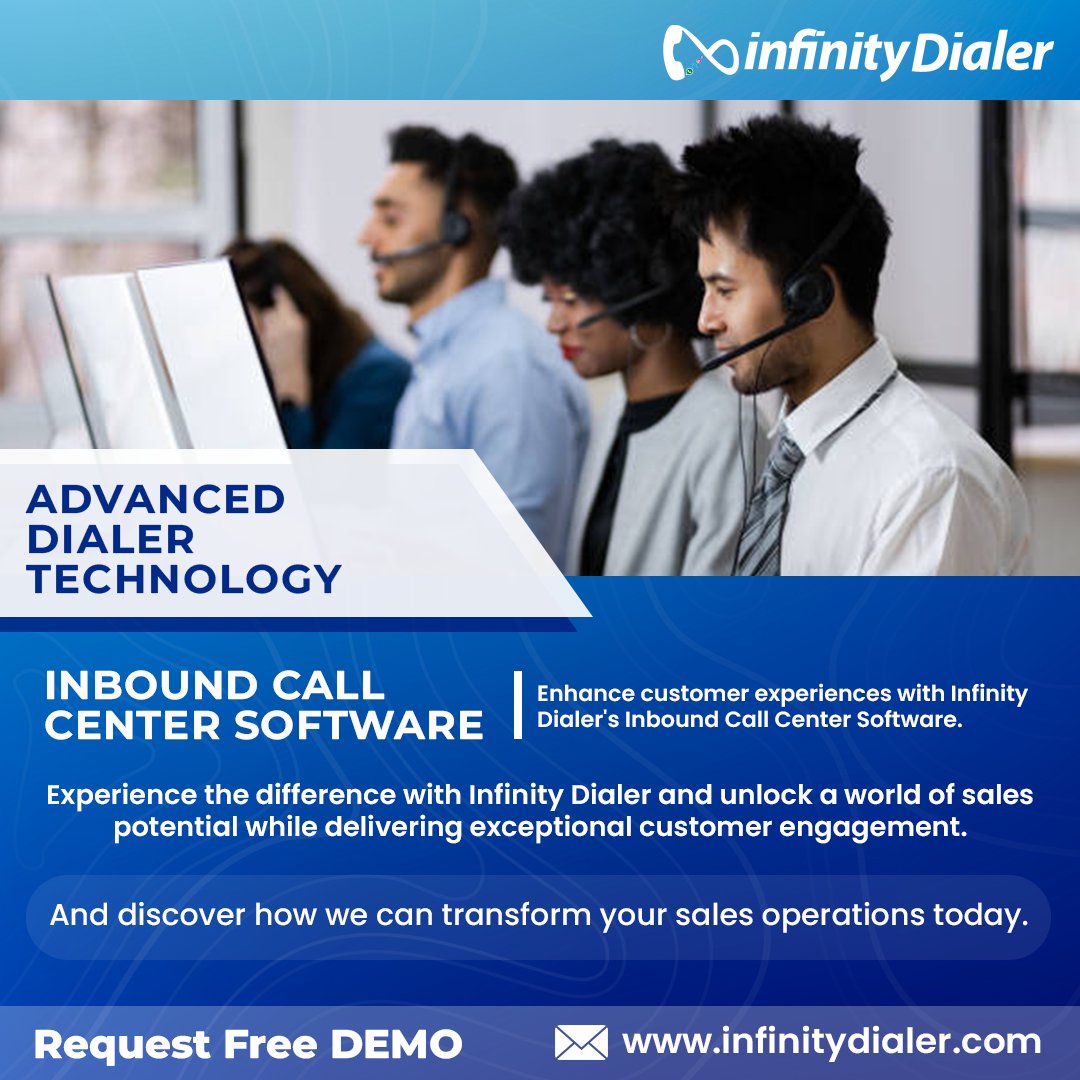 InfinityDialer's tweet photo. Infinity dialer is the future of inbound call center technology. With its ability to automatically dial and connect leads, it can help you save time and money while increasing your sales.

 #infinitydialer #inboundcallcenter #callcentertechnology #sales #marketing #businessgrow https://t.co/dxTFmLHnWr