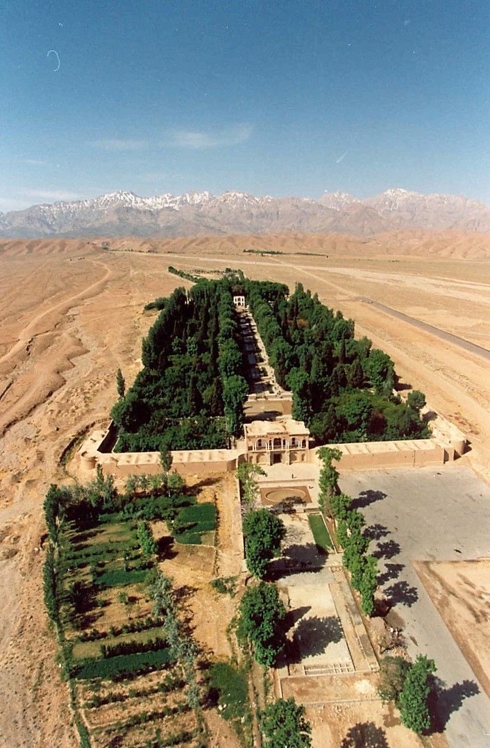 The historic Shazdeh Garden which lies in the heart of the desert