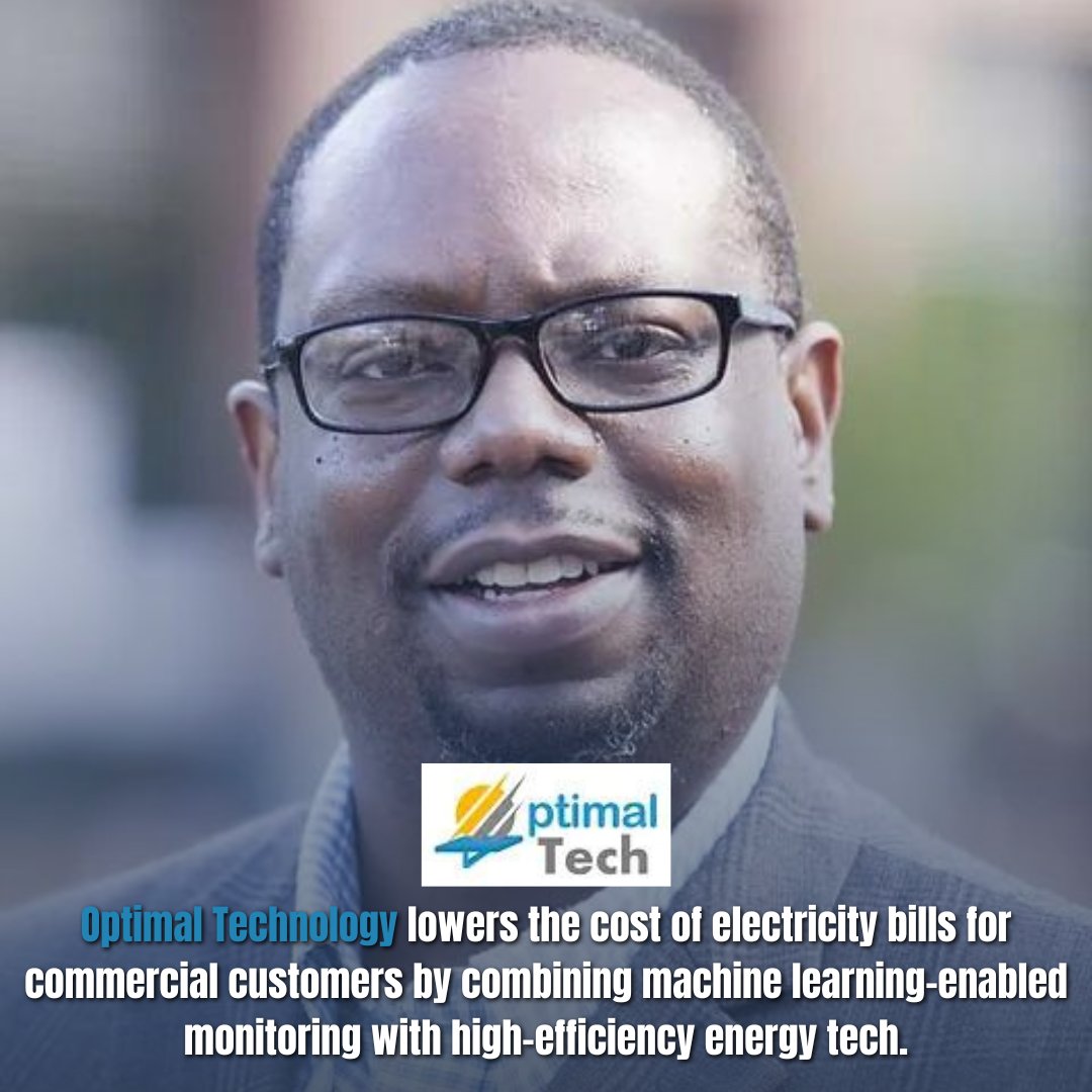 mgmtechlab's tweet photo. Optimal Tech lowers the cost of electricity bills for commercial customers by combining machine learning-enabled monitoring with high-efficiency energy tech. Optimal Tech has grown an annual revenue of $500,000 &amp; raised $950,000 in funding/capital!

Visit https://t.co/7kSHtpbySY! https://t.co/WW2QVKue9v