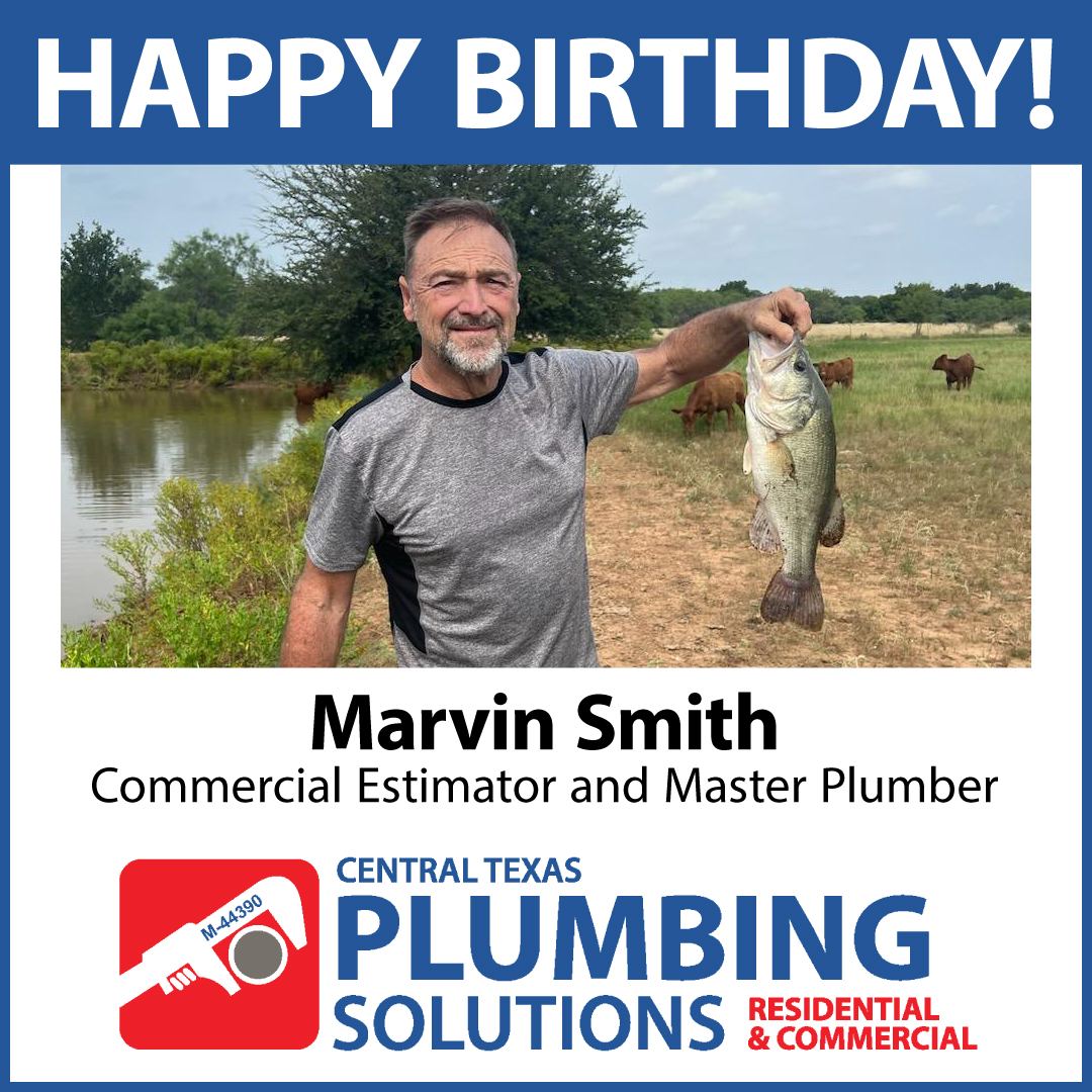ctxps_'s tweet photo. Happy birthday to our talented Commercial Estimator and Master Plumber, Marvin Smith! 🥳🔧 We wish you a fantastic year ahead filled with success and happiness!

#centraltexasplumbing #plumbing #employeeowned #employeeownership #waco #tx https://t.co/VYcj2hTCnj