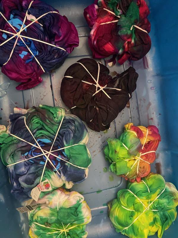 Tie-dye fun Rowdy Rapids style!! Our SwimRVA-Church Hill swimmers had a blast this week wrapping up tie-dye shirts at practice. Shout out to Coach Aponi and Coach Madison for the idea and putting it together. So fun!