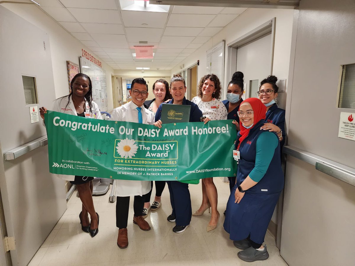 Congratulations! Esmeralda for being a DAISY Award honoree!!  A patient  commended &amp; thanked you for your compassionate care and kindness towards her.