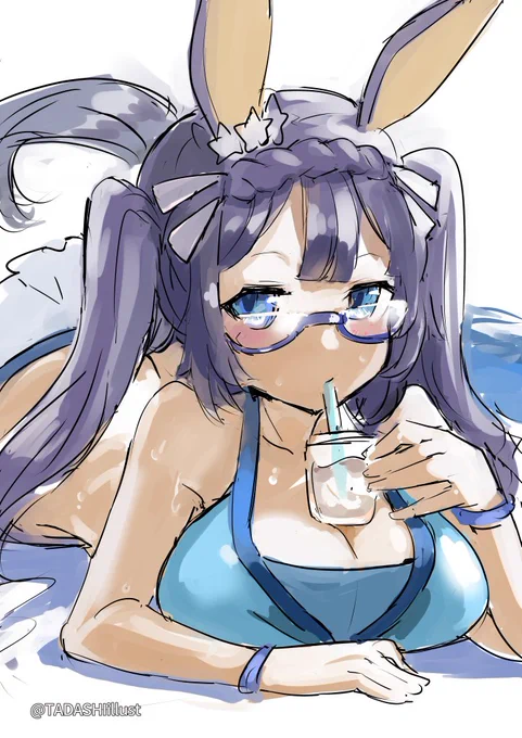 特殊眼鏡ツインテロブロイちゃんここまでかえたらもうだれかわからんのではないか? 