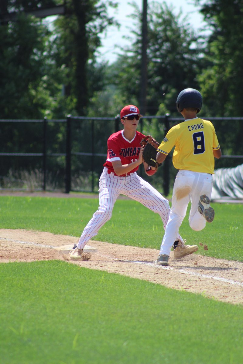 astsofficial's tweet photo. Game 2‼️‼️ @ScanzanoCombat 14u National Dewey  defeats @CentercourtBB Makos 14u Marlboro 12-3 at @CairnBaseball in the Summer Slugfest! https://t.co/u9sG4yAJUR
