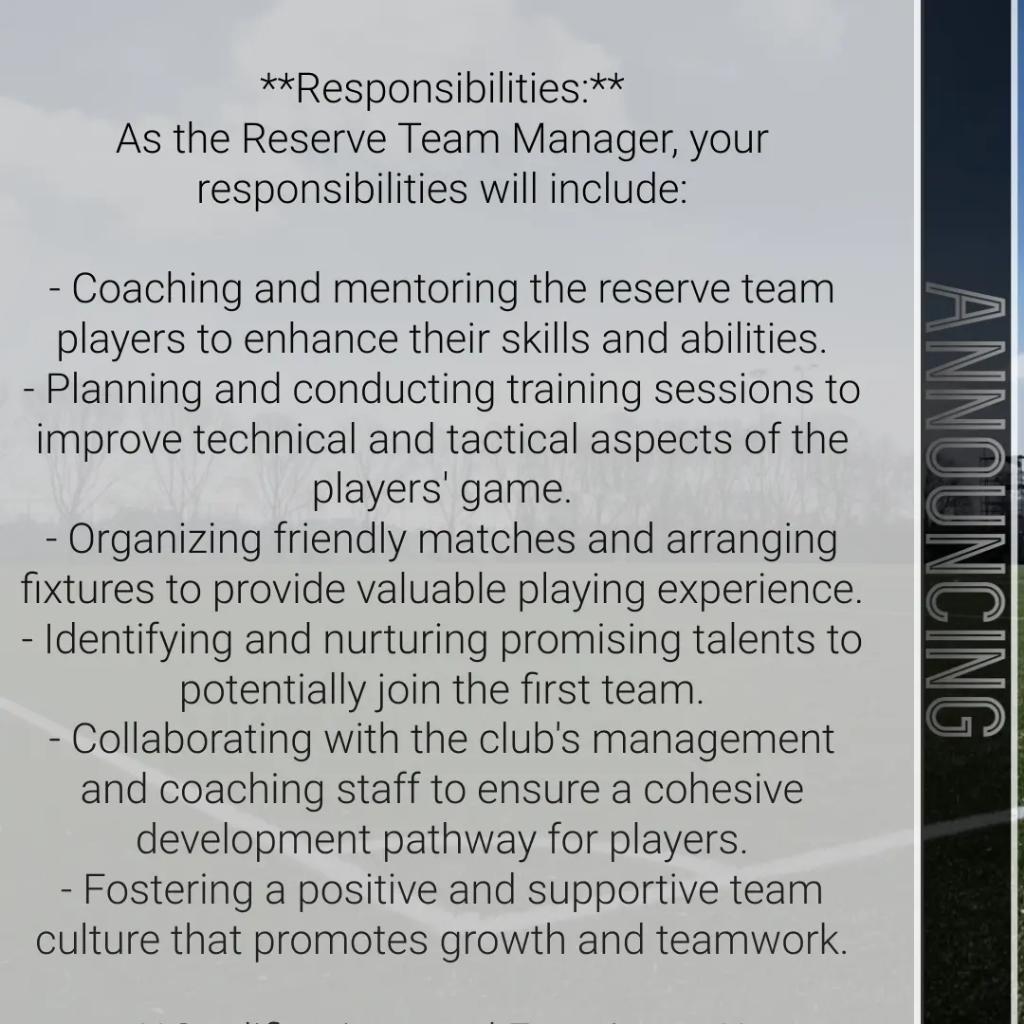 PrestatynWAFC's tweet photo. *To Apply:*
Please send an email detailing your interest in the role, plus any prior experience, to prestatynwanderersafc@gmail.com. The application deadline is Monday, Aug 1st.

Join us at Prestatyn Wanderers FC and be part of shaping the future of this club! https://t.co/7Zr0QBYnc8