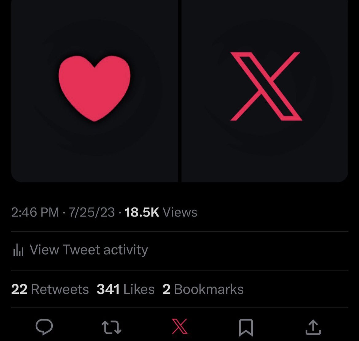 Kelawin130's tweet photo. Attends ils ont carrément changé l'animation des likes ??? #TwitterX https://t.co/vdTYPYQQEi