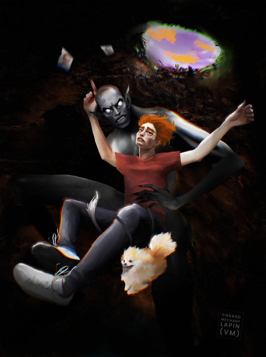 Forgot to post here (WTF is this plateform becoming?) my little fanart of Whispers in the dark by Lily Mayne and Nikole Knight!