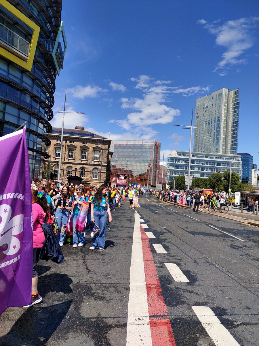 Fantastic day at Belfast pride festival celebrating with everyone #guidewithpride  #beproud <a href="/CGIGirlGuides/">CGI Girl Guides</a> <a href="/CGINRGuides/">CGI Northern Region</a> <a href="/ggulster/">Girlguiding Ulster</a> @niscouts <a href="/ScoutingIreland/">Scouting Ireland</a> <a href="/belfastpride/">Belfast Pride</a>