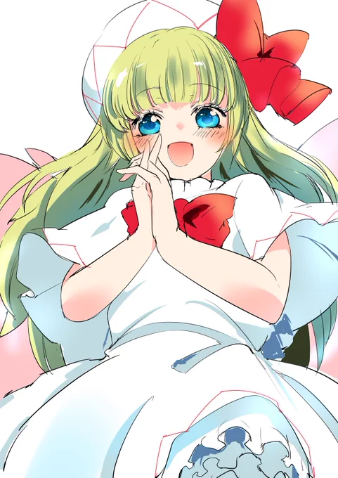 これからもずーっと春ですよ～～!  #深夜の真剣お絵描き60分一本勝負 #リリーホワイト
