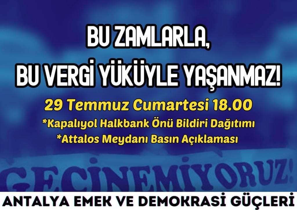 AntYesilSol's tweet photo. Zamlara Karşı Ben de Varım Diyorsan Bugün saat 18.00 de Kapalıyolda Halk Bankası önünde buluşalım https://t.co/2DUk6lnjv9