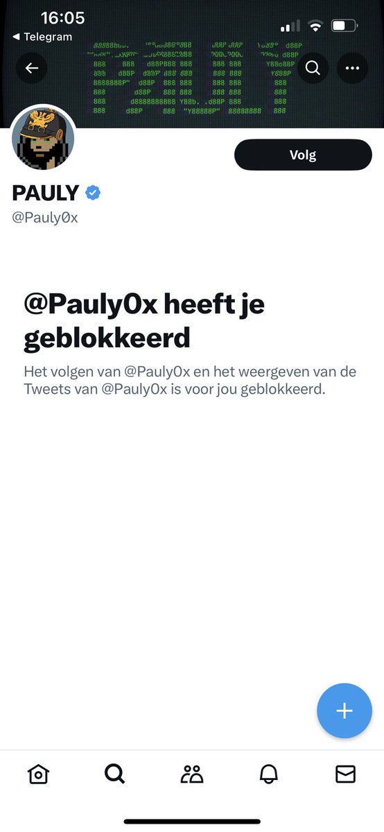 cryptodutchie13's tweet photo. @Pauly0x just blocked me 😂 he knows what coming that MF 😈

@refund0x #RFNDX #pauly0x #PAULY https://t.co/fPgTBUWmAl