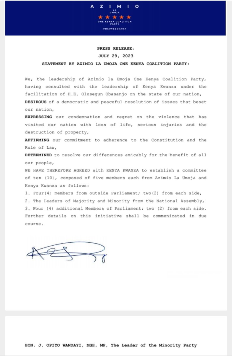 kipngenolangatw's tweet image. Second bipartisan talk