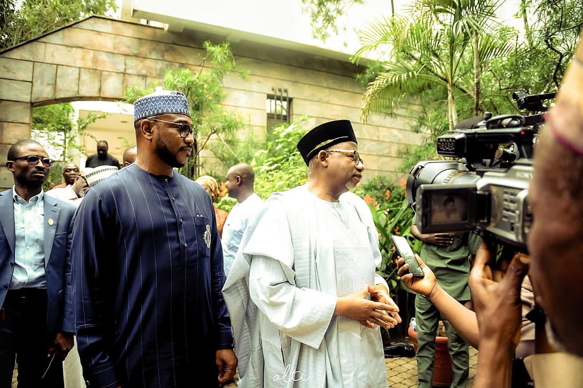 SenBalaMohammed's tweet photo. Today’s meeting, organised by the leadership of our great party, the @OfficialPDPNig, allowed me to emphasise unity for the Party's advancement and Nigeria's progress. https://t.co/EI5w2P6x6d