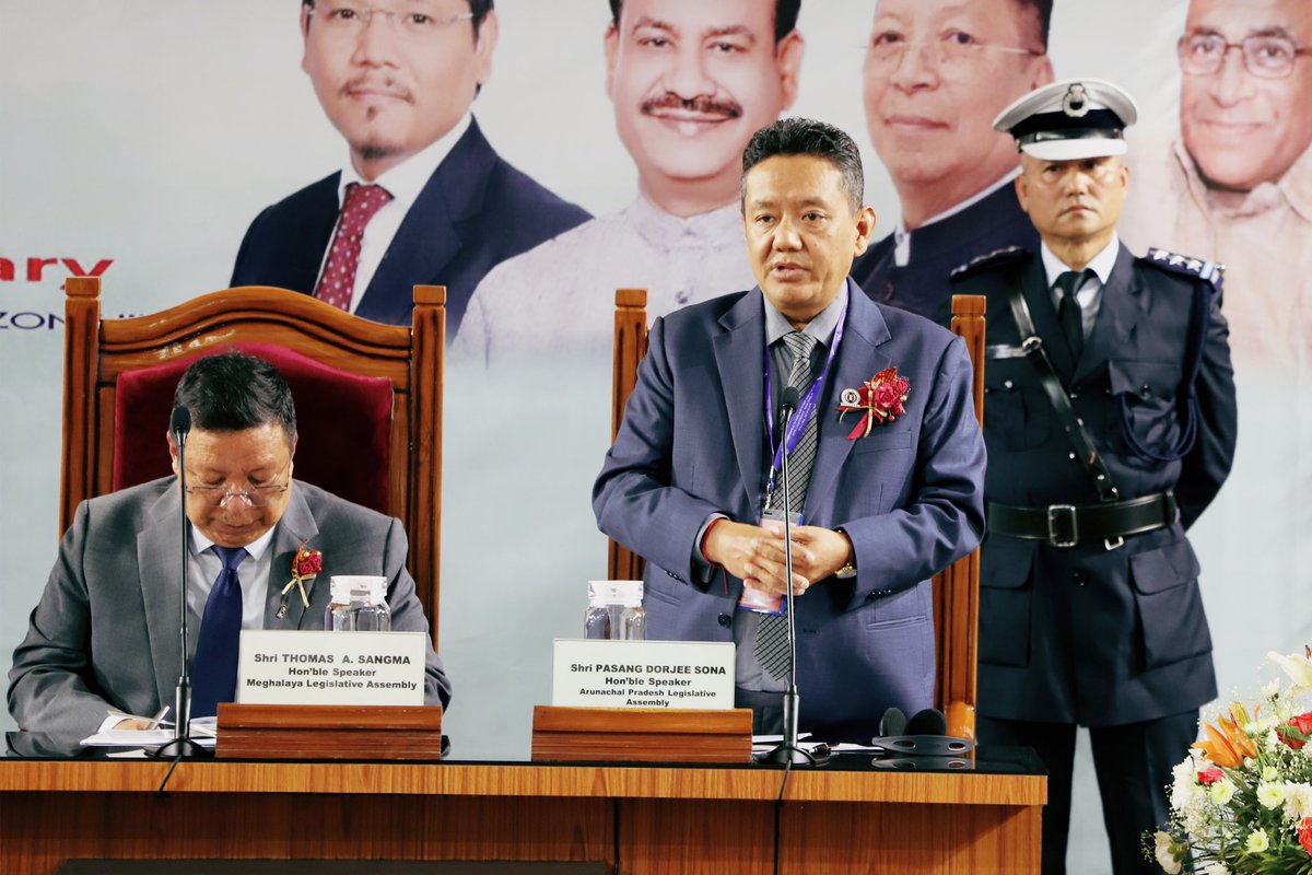 The topics being deliberated at the conference are: Natural Disasters and strategies for management with special reference to North East Region and Regional Connectivity to bring North-East Region at par with mainland India.