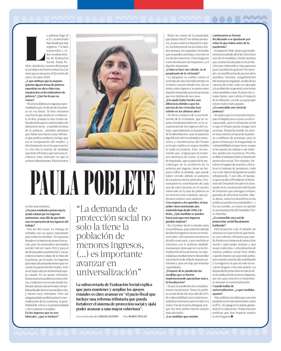 p_poblete_m's tweet photo. Conversamos con @pulso_tw sobre las 5️⃣ buenas noticias que trajo la Encuesta #Casen2022:
Te hago un adelanto en este 👇 hilo 🧵 y te comparto el link para que puedas leer la entrevista completa 🤓
https://t.co/LbpNln5Guu https://t.co/nZbYA5flCD
