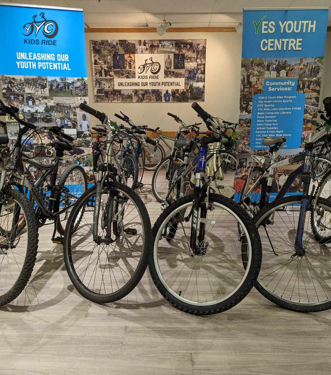 GarGar4YYCEast's tweet photo. Our team is  getting ready to welcome 250 valunerable Kids/ youths in low income w/ no bike to our 6th @yyckidsride for the opportunity to own a bike

Huge thank you to  generous Calgarians who donted bikes &amp; many volunteers for making it possible 
#yyc #Calgary #yycbike #YOUTH https://t.co/QXMQJ4OOXu