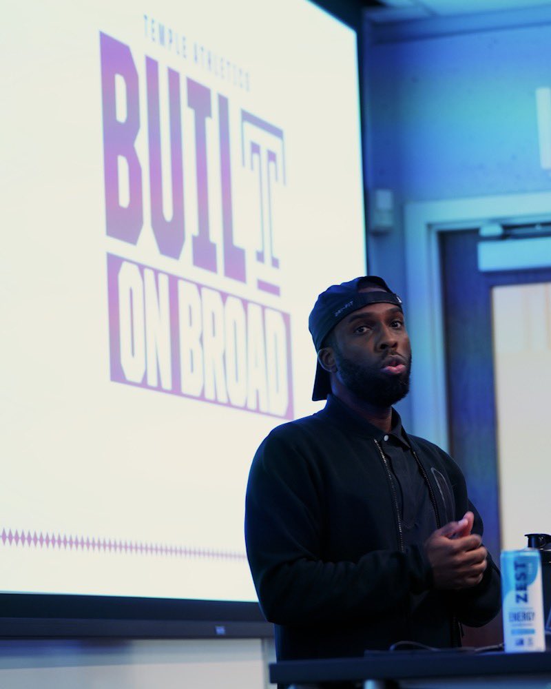 vmoss08's tweet photo. This was my last week at Temple. I’m thankful for the opportunities I had to learn, grow, and make an impact. @HootCreative was my biggest #squad ever and they taught me so much. Thank you!

To the student athletes I’ve connected with, I’m always rooting for you, I’m always here. https://t.co/dLMpItUpCK