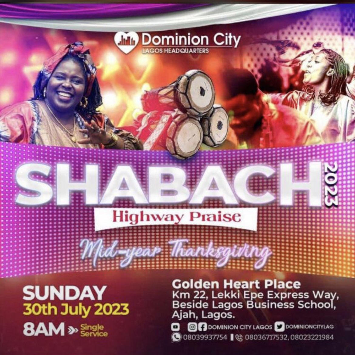ChidiAdaJesus's tweet photo. #DCLagosHQMidYearThanksgiving

Count your blessings, name then one by one ;then put on your dancing shoes and join us tomorrow morning.

#SHABACH#
# DCLagosHQMidyearThanksgiving# https://t.co/0EPQVmXXwj