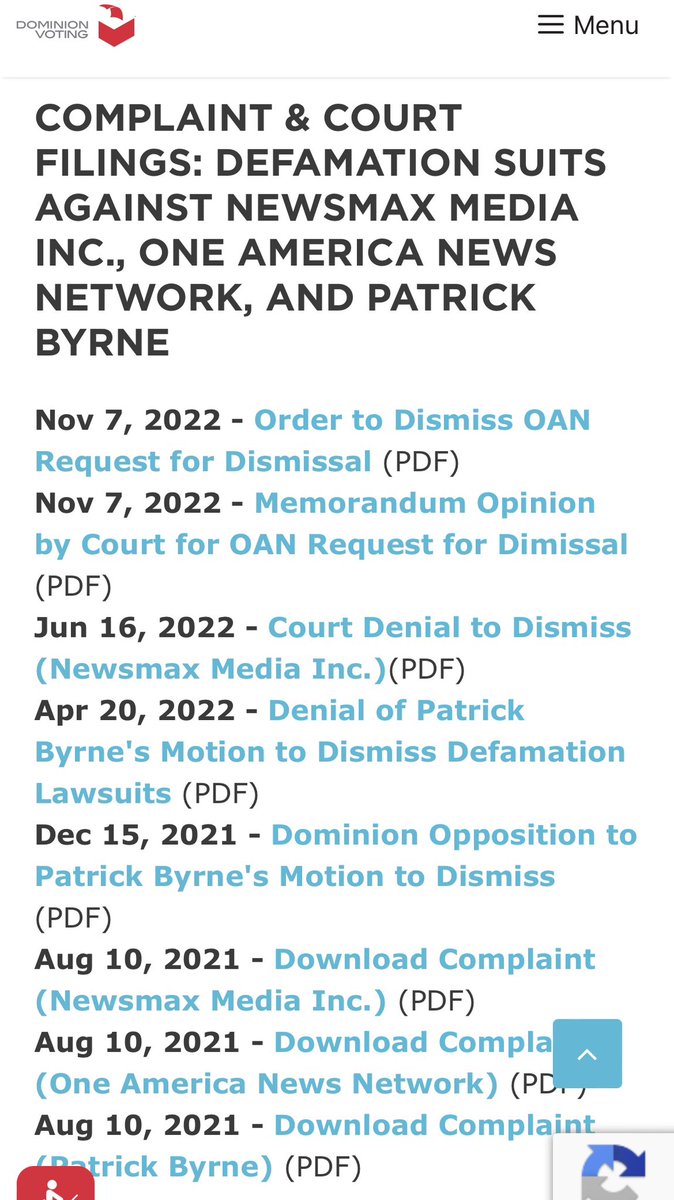 Ontheotherhand's tweet photo. Hey @NEWSMAX - How’s that defense in the Dominion defamation lawsuit coming along?
#Newsmax #TeamDominion #DefamationHasConsequences https://t.co/i1MXSADurE