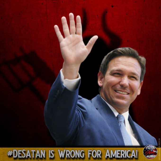 DeSantis on the campaign trail: 

Ron - What ya eating? 

Child - An icy 

Ron- Oh, probably a lot of sugar, right?

Child in a heat wave - Icy silent stare 

Ron DeSantis can't even win the hearts and minds of children. He's talking about sugar when a kid is just trying to stay