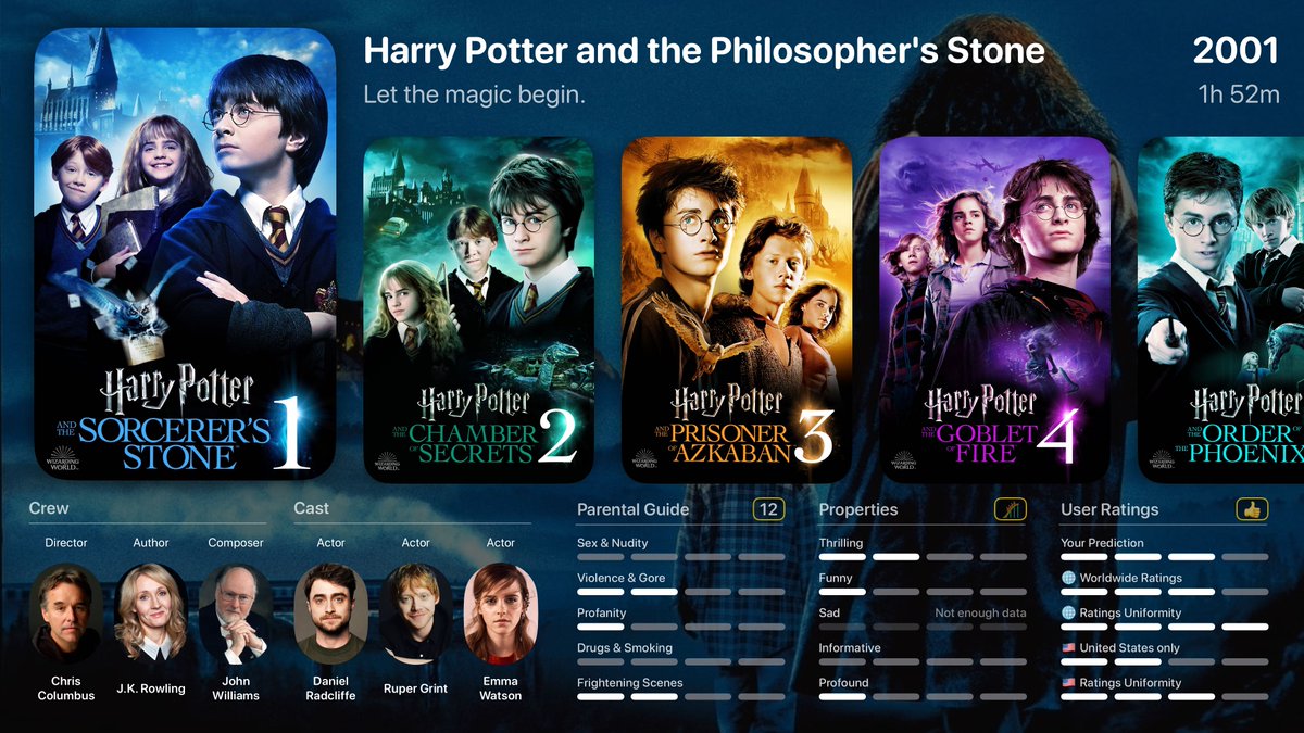 Jeehut's tweet photo. This is what I imagine a movie collection screen in apps like #Netflix or #Plex should look like. Early stage of my upcoming app. What do you think?
Next up: The #Movie Details screen! 🚧
#WorkInProgress #NAPDev #SwiftUI #BuildInPublic https://t.co/btrN1V0zHz