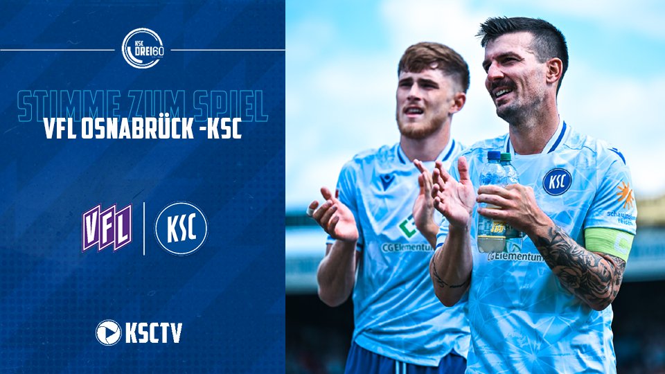 KarlsruherSC's tweet photo. 📺 Die volle Ladung Stimmen, Höhepunkte & das komplette Spiel im Relive gibt's wie immer auf KSC DREI60!
▶️ https://t.co/dd8L5GlNZc
#OSNKSC #KSCmeineHeimat https://t.co/c7Bur8ZmFd