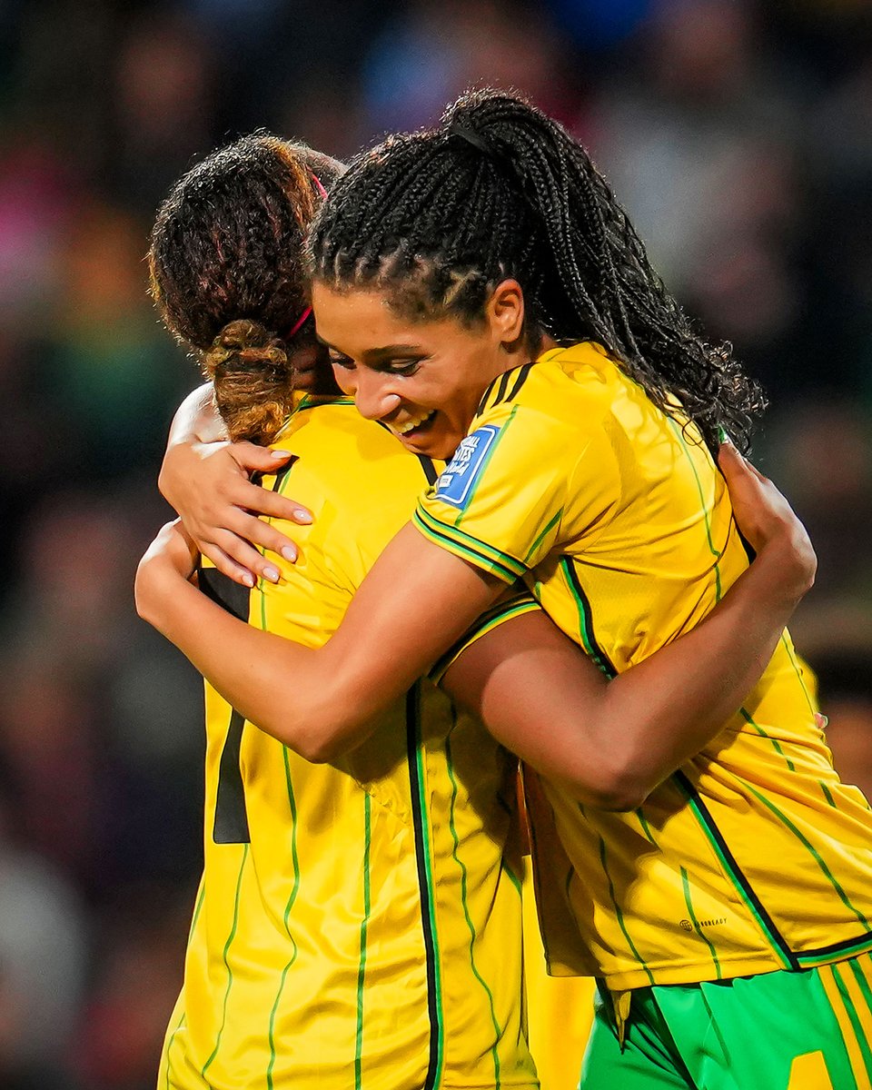 Sportsbuzinfo's tweet photo. JAMAICA DEFEAT PANAMA 1-0 FOR THEIR FIRST-EVER #FIFAWWC WIN 🎉
#FIFAWomensWorldCup2023 #PANvsJAM #WorldCup2023 https://t.co/g0qDPvW9cG