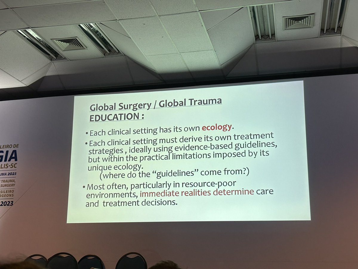Letícia Campos (@leti_campos_) on Twitter photo <a href="/jcpuyanamd/">Juan Carlos Puyana</a> has just spoken about examples of #collaborations to strengthen #trauma education, including those related to <a href="/cosecsa/">COSECSA</a> and <a href="/RCSI_GlobalSurg/">RCSI Institute of Global Surgery</a>, and emphasized: the places that are lacking #education are the ones with the lowest access to surgical care
#CBC2023 <a href="/jcpuyanamd/">Juan Carlos Puyana</a> has just spoken about examples of #collaborations to strengthen #trauma education, including those related to <a href="/cosecsa/">COSECSA</a> and <a href="/RCSI_GlobalSurg/">RCSI Institute of Global Surgery</a>, and emphasized: the places that are lacking #education are the ones with the lowest access to surgical care
#CBC2023