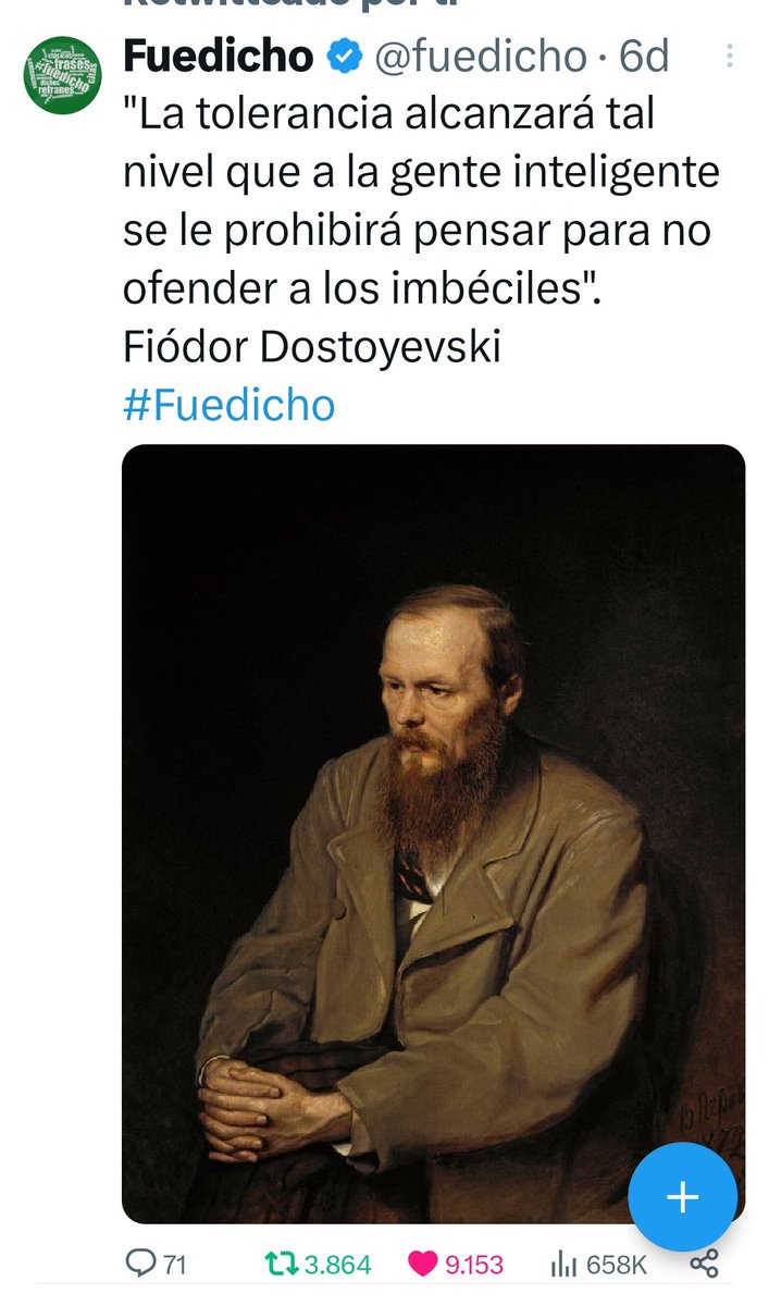 AntonioGarcaAc1's tweet photo. @ArbolIdeas Eso, la tolerancia con la ignorancia está llegando a unos niveles, que el conocimiento sufre  una fuerte intolerancia. Hoy, en general, tener conocimientos y capacidad intelectual te puede aislar, cortas el rollo. La mayoría, no quiere saber, sólo entretenerse. Son los tiempos https://t.co/oerZaH2BEE