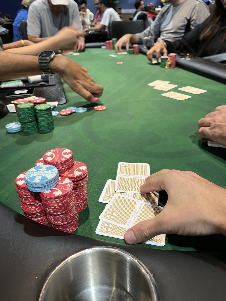 AgentSmithPicks's tweet image. Played The Great Game of PLO at @TCHSocialClub again. 

In for 400 out for 989 in a 4 hour session!

Played more hands this session, about 40-45% VPIP, and got in the mix. Made disciplined folds and always got in the big pots when ahead and held!

#PLO #Poker #NoGambleNoFuture