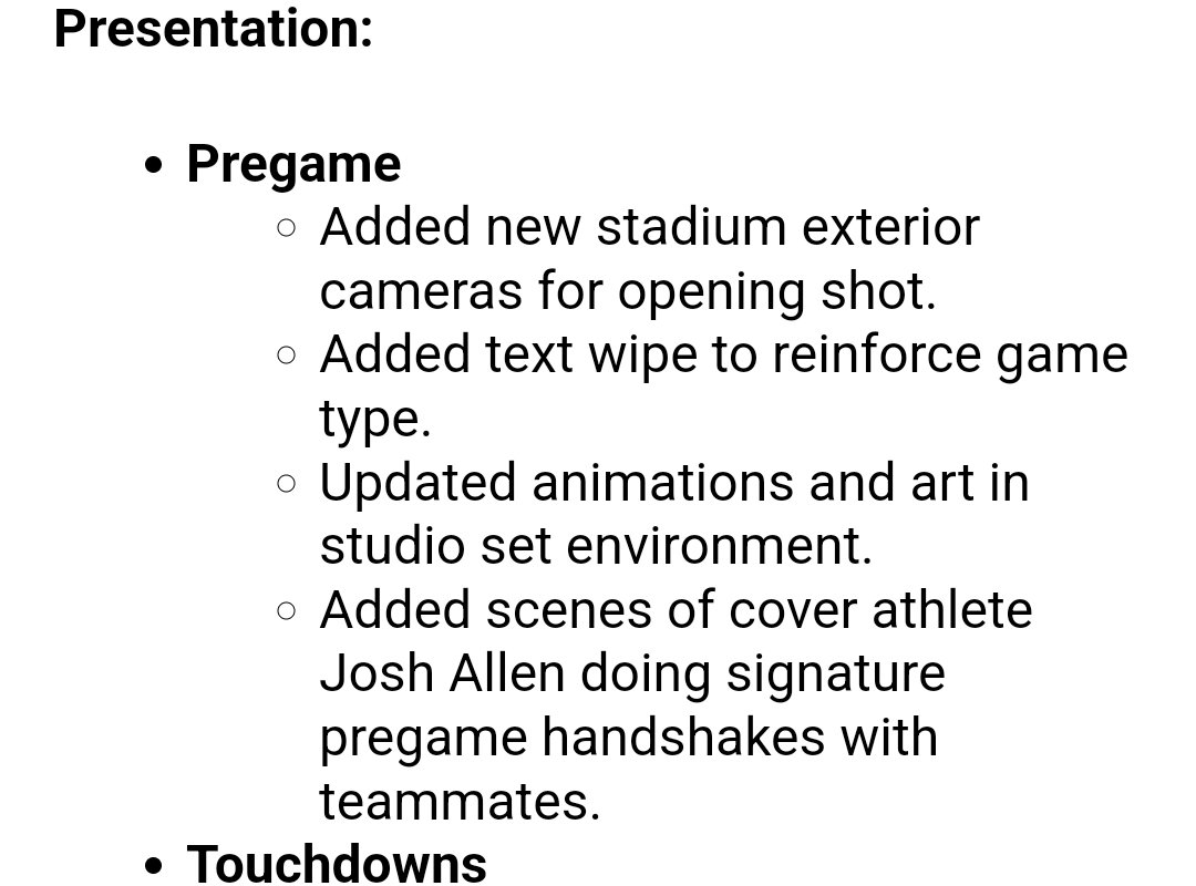 The most important <a href="/EAMaddenNFL/">Madden NFL 26</a> update you'll ever see!

Josh Allen handshakes 🔥🔥🔥