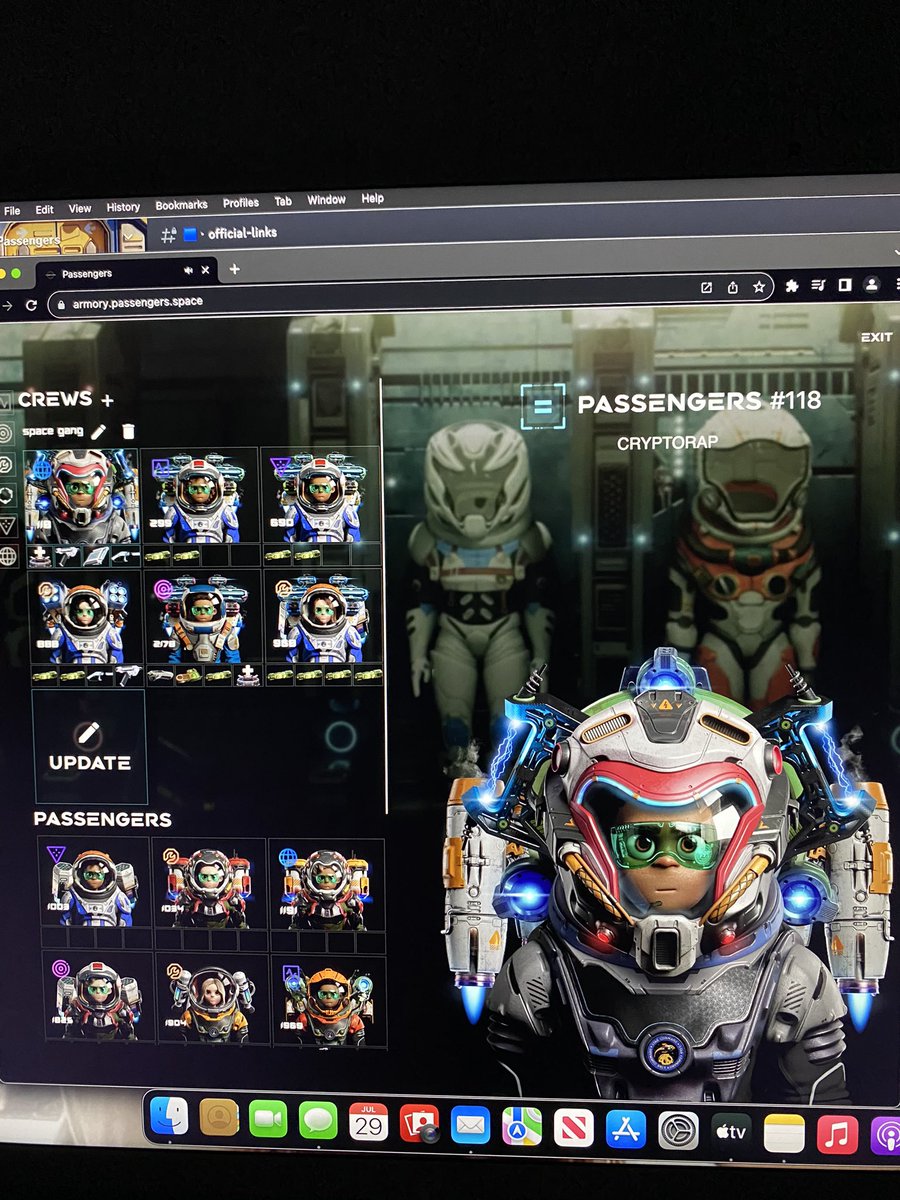 a few more tweaks and ima ready to explore ! 🚀🚀 <a href="/Passengers_NFT/">PASSENGERS</a> <a href="/moodyk79/">TITAN ⚔️ Orivium</a> <a href="/NunoAlm16725824/">Alkatsu</a> @TheRuNick 

#PassengersNFT #web3 #NFTCommunity #NFTs