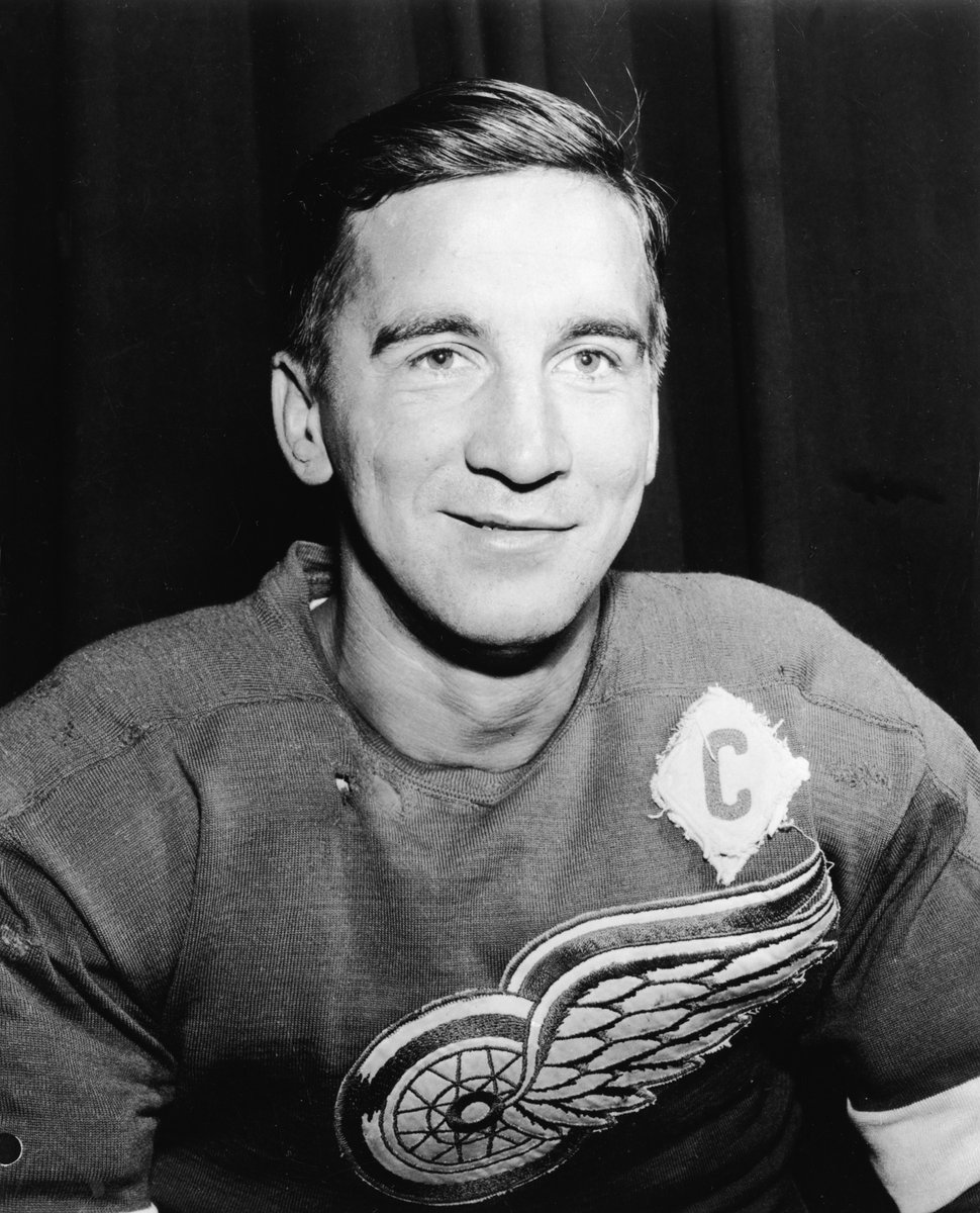 NHLPA's tweet photo. On what would have been his 98th birthday, we celebrate the trailblazing Ted Lindsay whose legacy continues to be acknowledged by current players.

In honour of the impact of No. 7, https://t.co/YQPHf1NGSw revisits the stories as told by Ted himself: https://t.co/ueX3Ey1Dza https://t.co/f41zRAnLAy