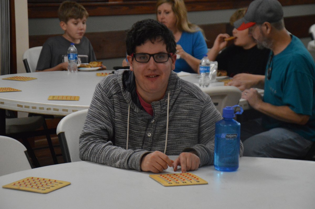 BINGO! There were lots of laughs and smiles during the Adaptive Recreation Bingo Night on Friday evening at Park Place inside Newtown Park! Thx to all who attended the event, which featured games, prizes, pizza, & fun! Shout-out to our volunteers for making this a great event!