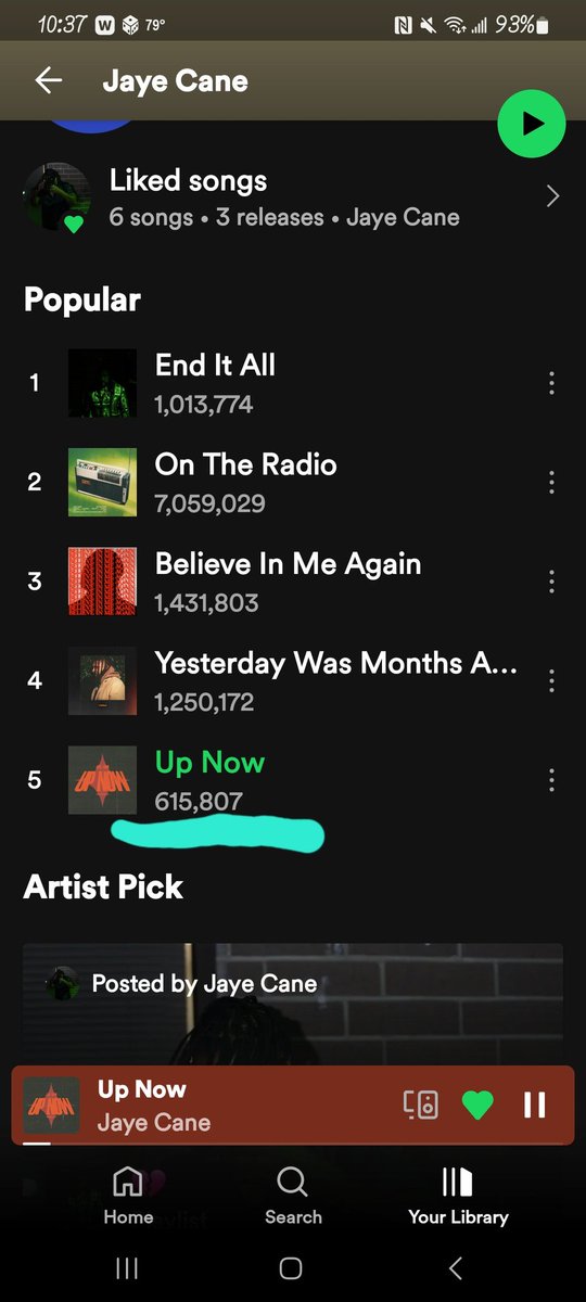 Gods_girl_1023's tweet image. C'mon y'all, #UpNow still has quite a ways to go to get to 1 million. Keep it streaming, we can do this! 🐺