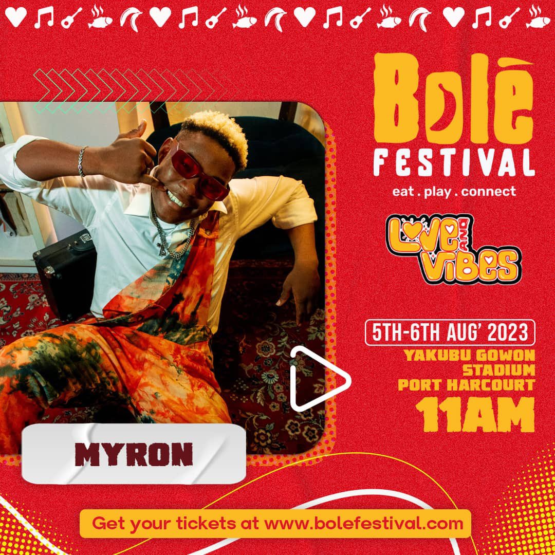 Performing Live at the bole festival Port Harcourt, let’s turn up rhinos 🦏🦏❤️