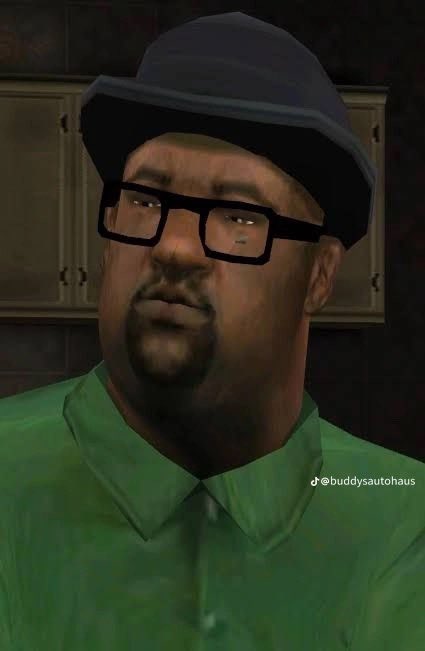 RStarUniverse's tweet photo. GTA: San Andreas’ Melvin Harris (‘Big Smoke’) &amp; Lance Wilson (‘Ryder’) in AI form. #GTASA https://t.co/SXOgA0OS6l