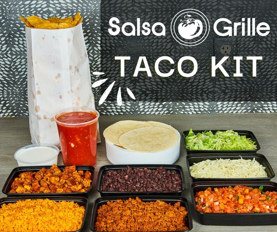 Hosting a fiesta? Spice it up with our Taco Kit for only $99.99! 🎉🌮 This kit has everything you need to make the perfect tacos, serving 10-12 people! Contact us to get ready for a fiesta!

#TacoKit #Catering