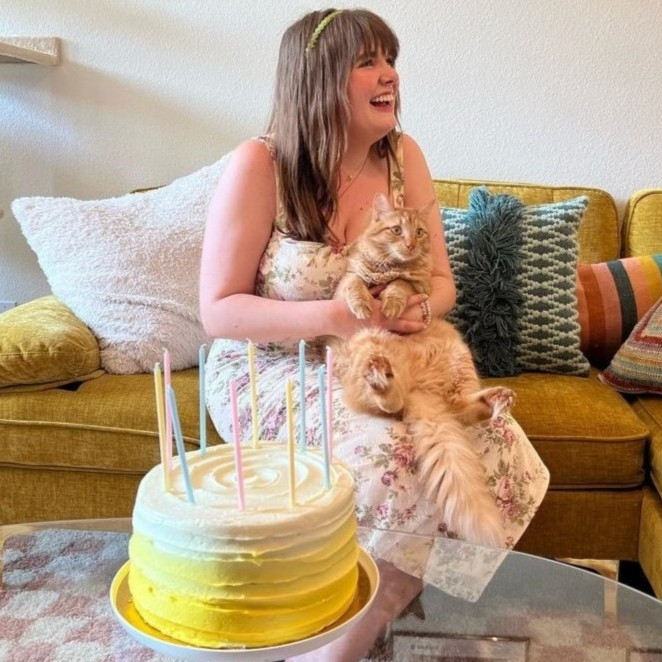 A Luscious Lemon Cake from Dessert Gallery is sure to bring sunshine to any celebration.🎂 🍋  Happy birthday to this cutie!

📷: elizabethcgentry (Instagram User)