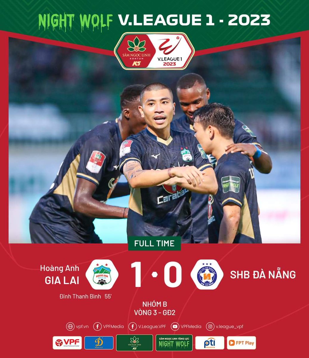 AFFPresse's tweet image. 2023 Night Wolf V.League 1 - FULLTIME RESULTS

#AFF
#VFF
Graphic Courtesy #VPF