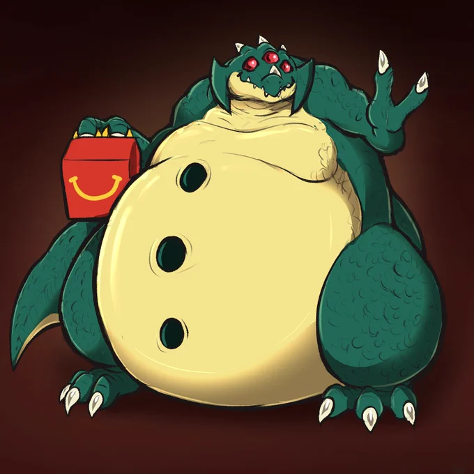 Turns out Kraid just needed a happy meal to be happy and not fight Samus